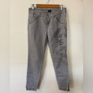 Trussardi Gray Ankle Jeans